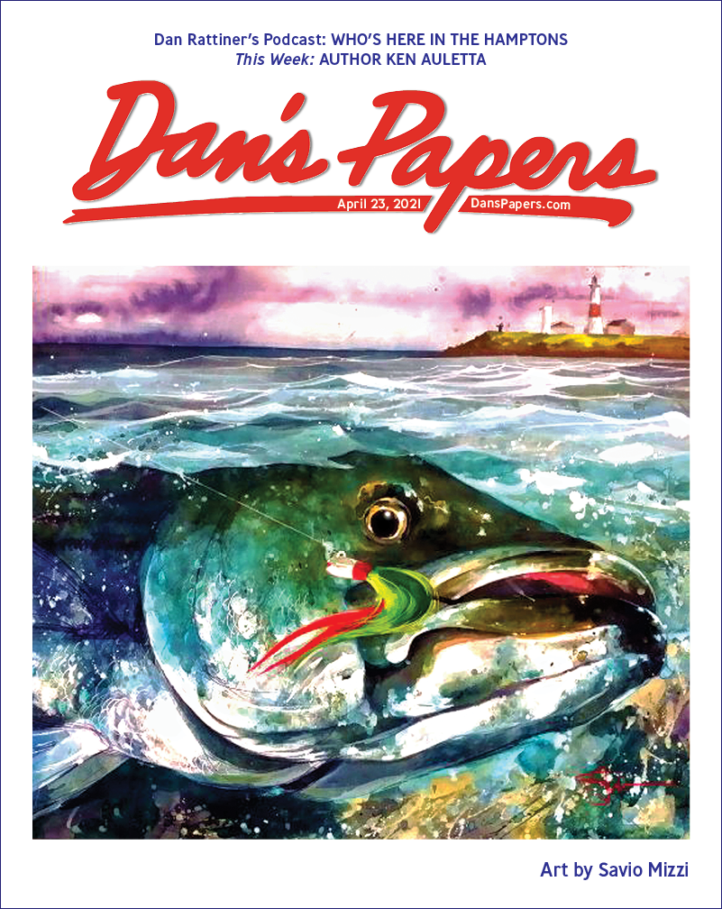 Savio Mizzi's art on the cover of the April 23, 2021 Dan's Papers issue.