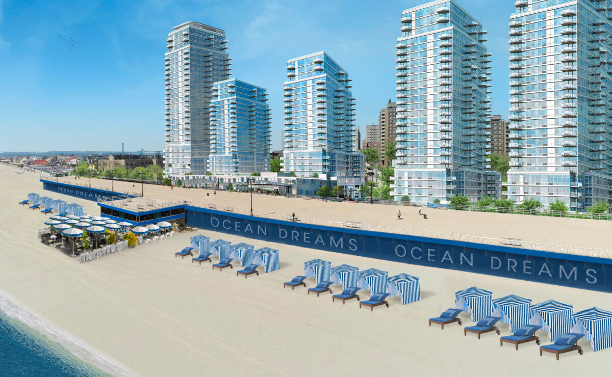 John and Margo Catsimatidis’ new oceanfront tower apartment complex called Ocean Drive is located in Coney Island.