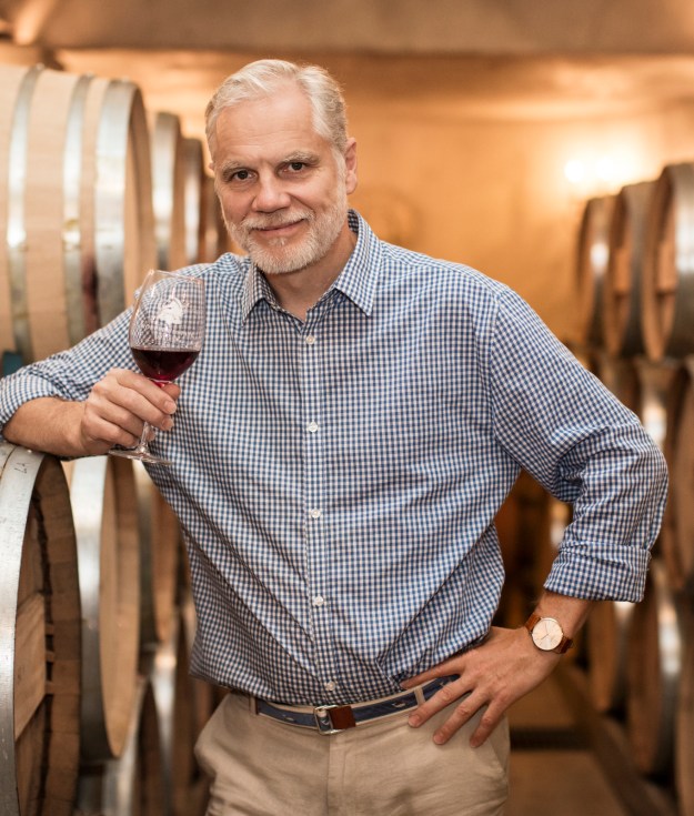 Roman Roth at Wölffer Estate Vineyard in the Hamptons