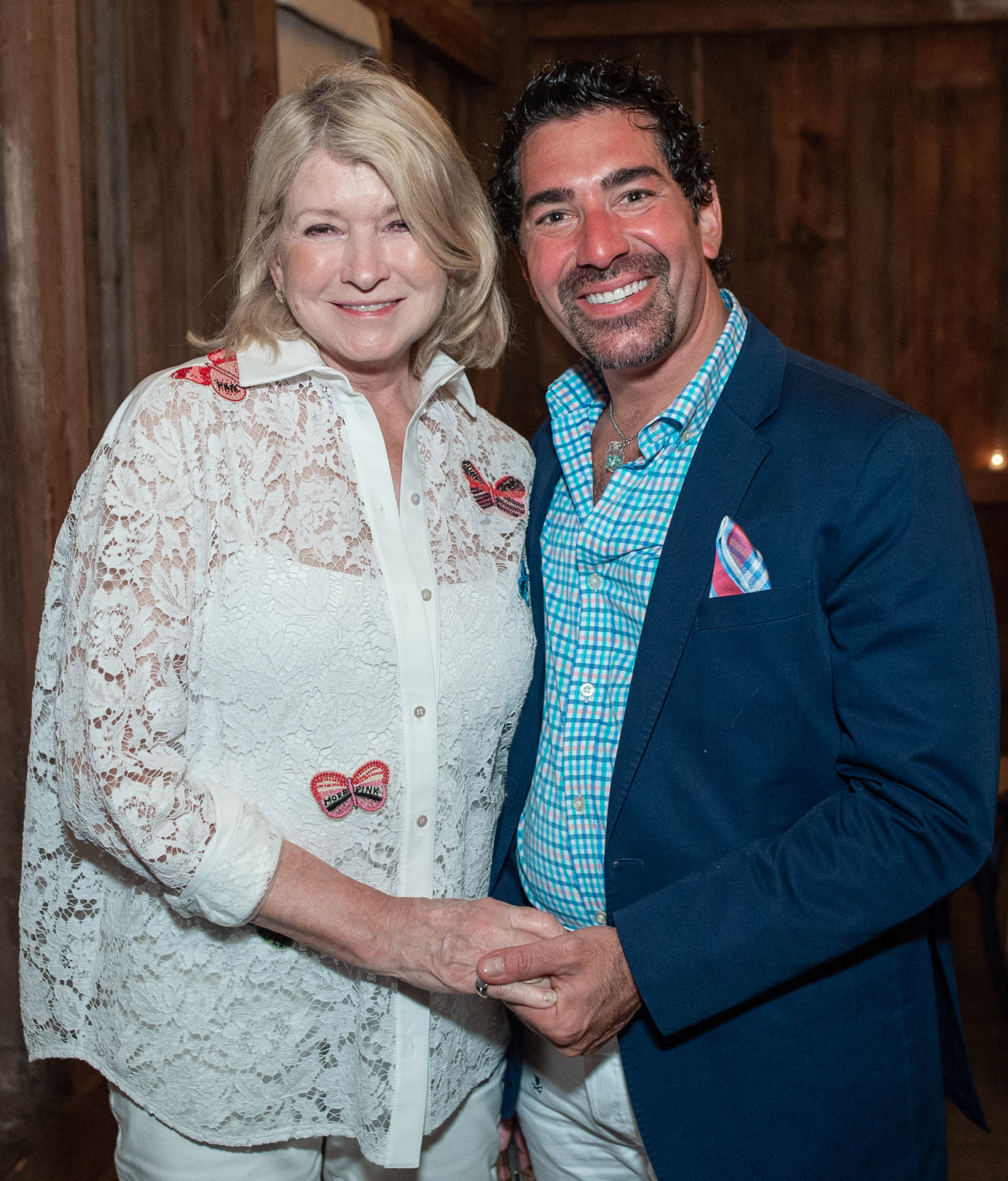 Mark Massone with Martha Stewart