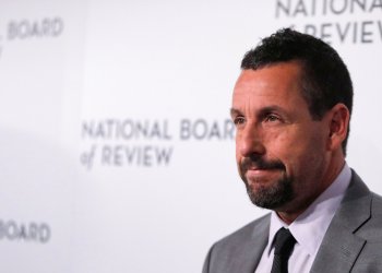 Adam Sandler arrives for the National Board of Review Awards in Manhattan
