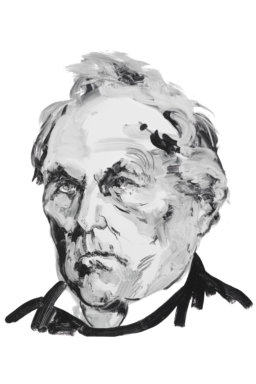 James Fenimore Cooper, as depicted by Eric Fischl
