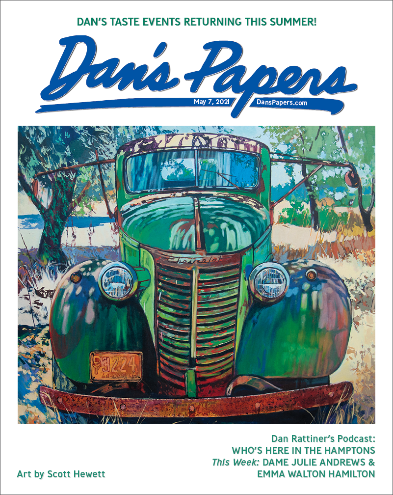 Scott Hewett's art on the cover of the May 7, 2021 Dan's Papers issue