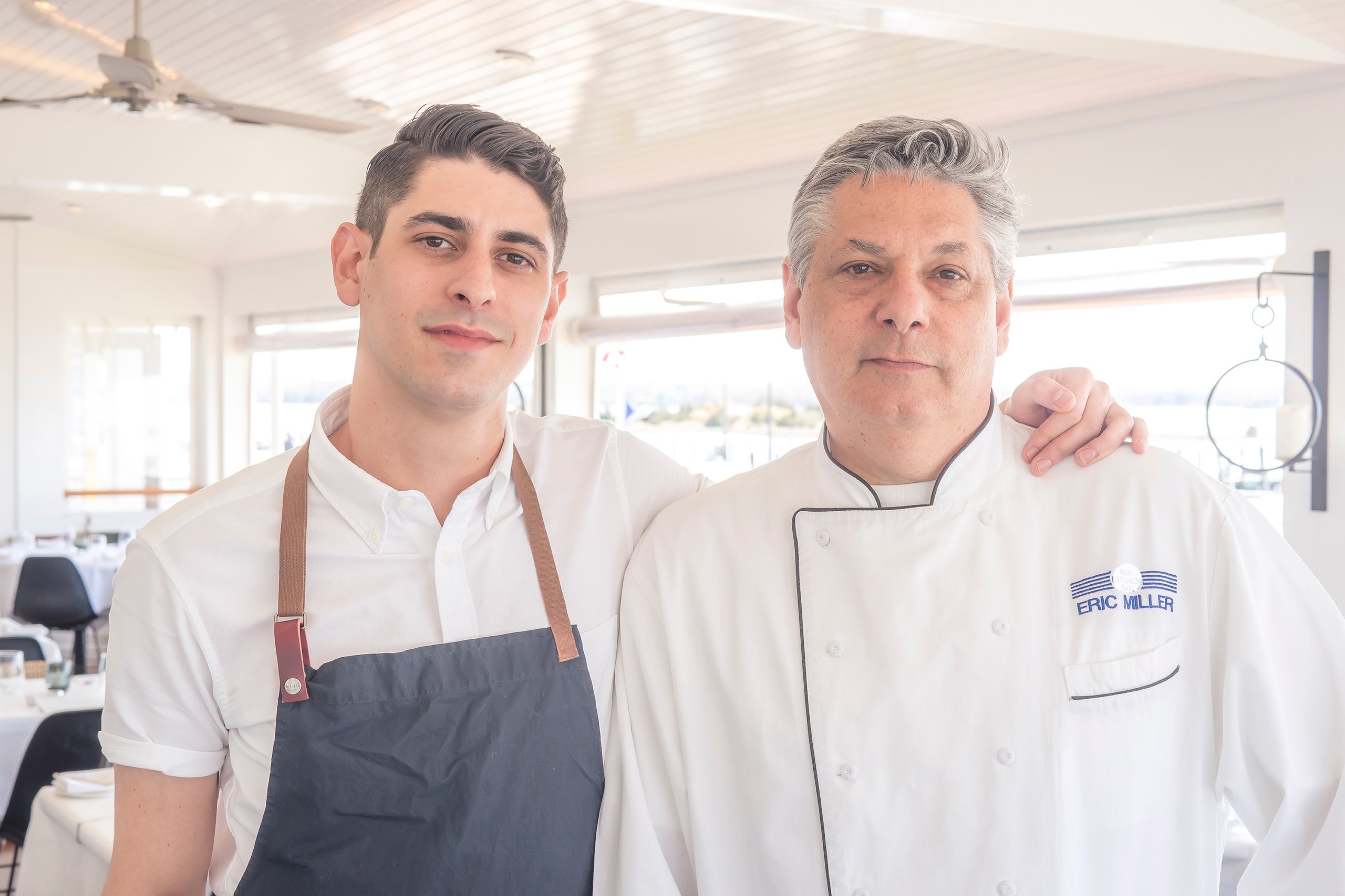 Chef Eric Miller with his son, Chef Adam Miller, at Rita Cantina.