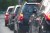 Cars in traffic - Congestion pricing is in effect in the Hamptons this Labor Day weekend