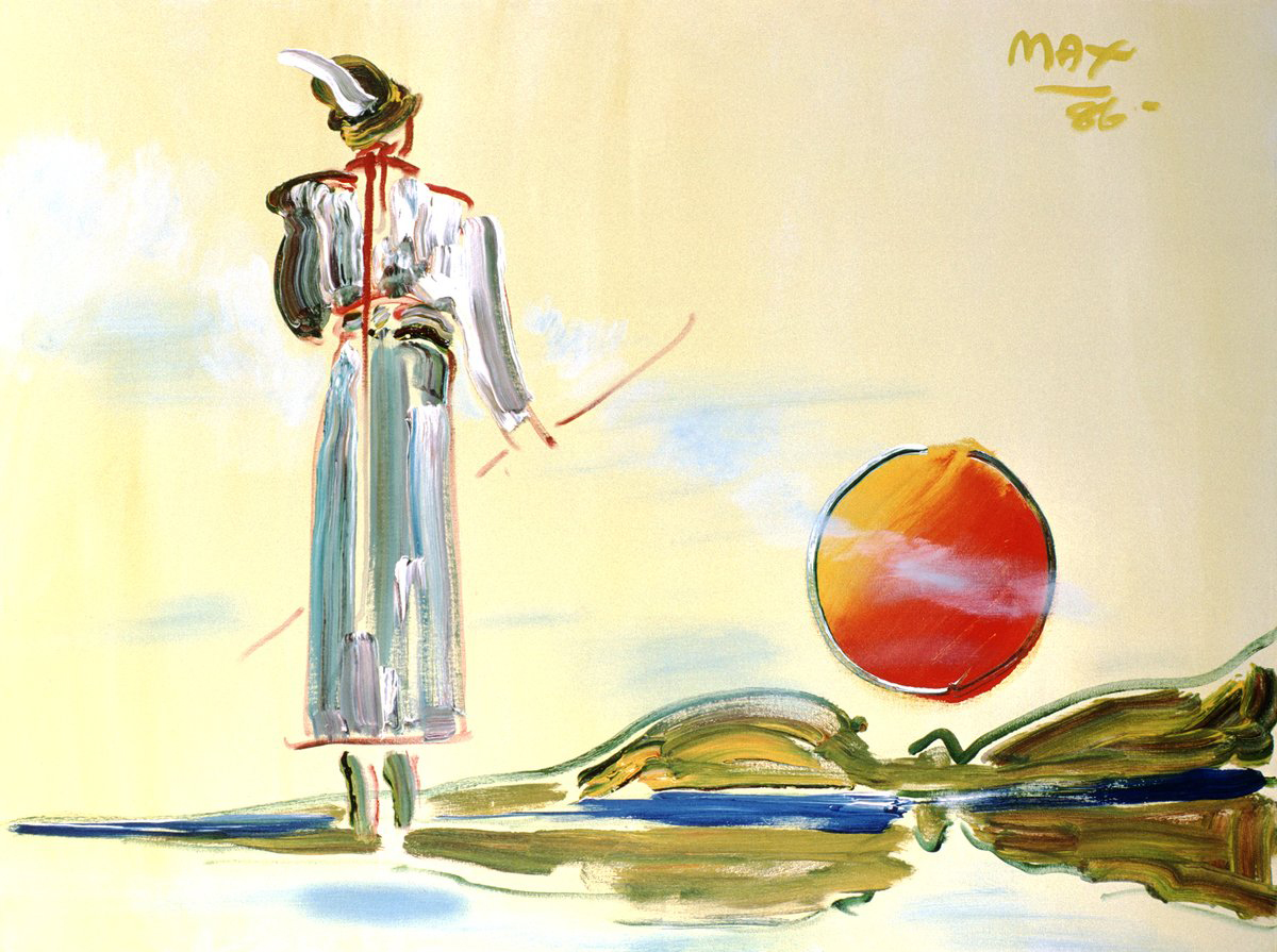 'Monk with Sun' Peter Max
