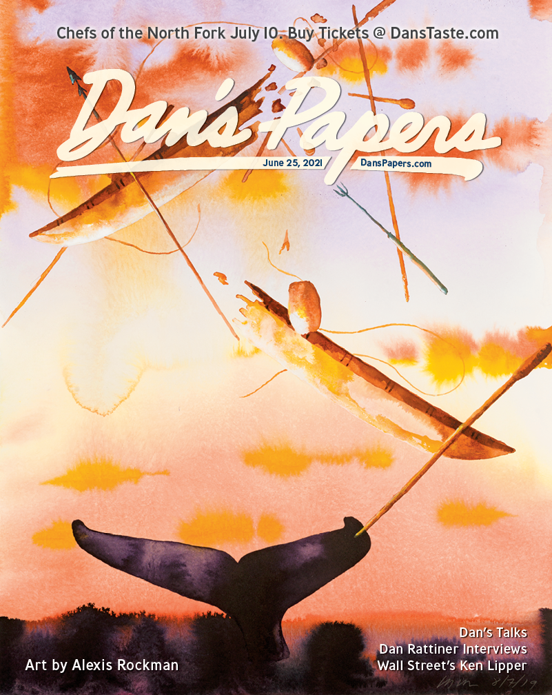 Alexis Rockman's art on the cover of the June 25, 2021 Dan's Papers issue