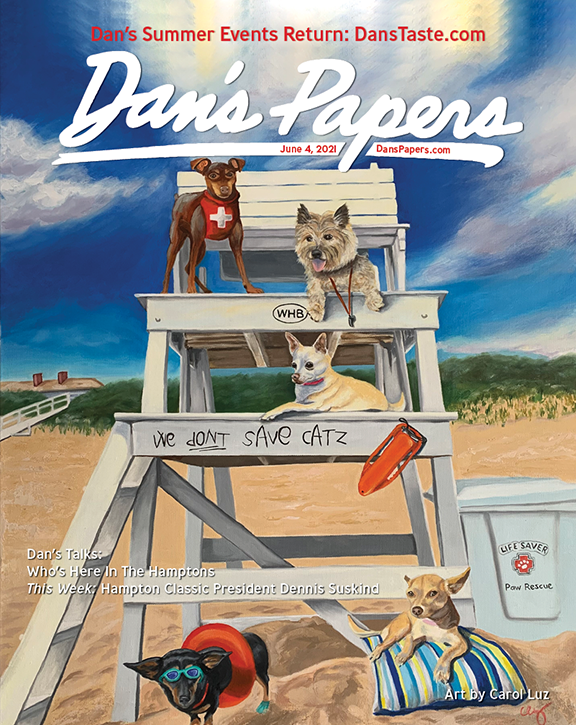 Carol Luz's art on the cover of the June 4, 2021 Dan's Papers issue