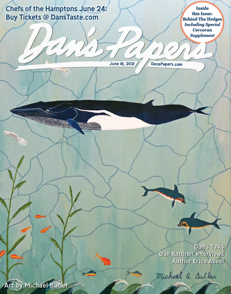 Michael A. Butler's art on the cover of the June 18, 2021 Dan's Papers issue