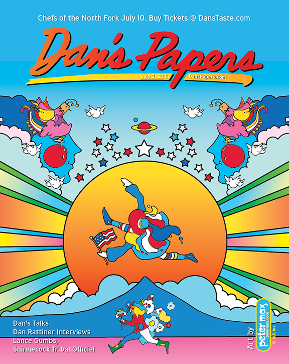 July 4 2021 Dan's Papers cover by Peter Max