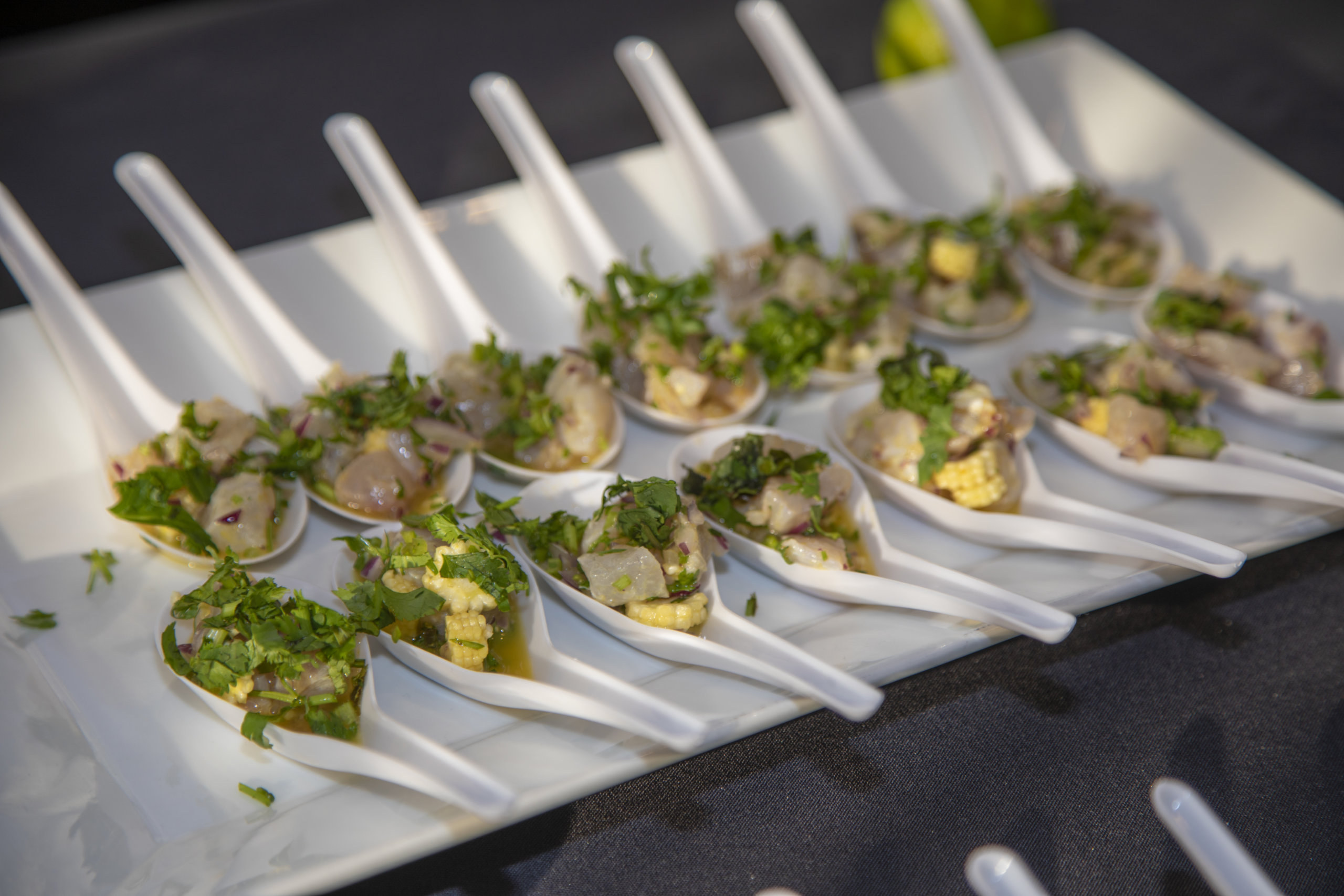 Appetizers by KonTiki at Dan's Chefs of the North Fork 2021