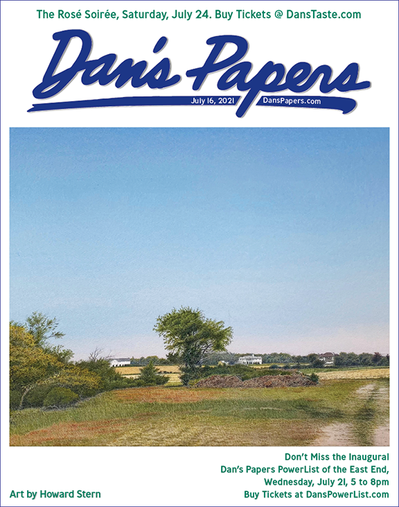 July 16, 2021 Dan's Papers cover art by Howard Stern