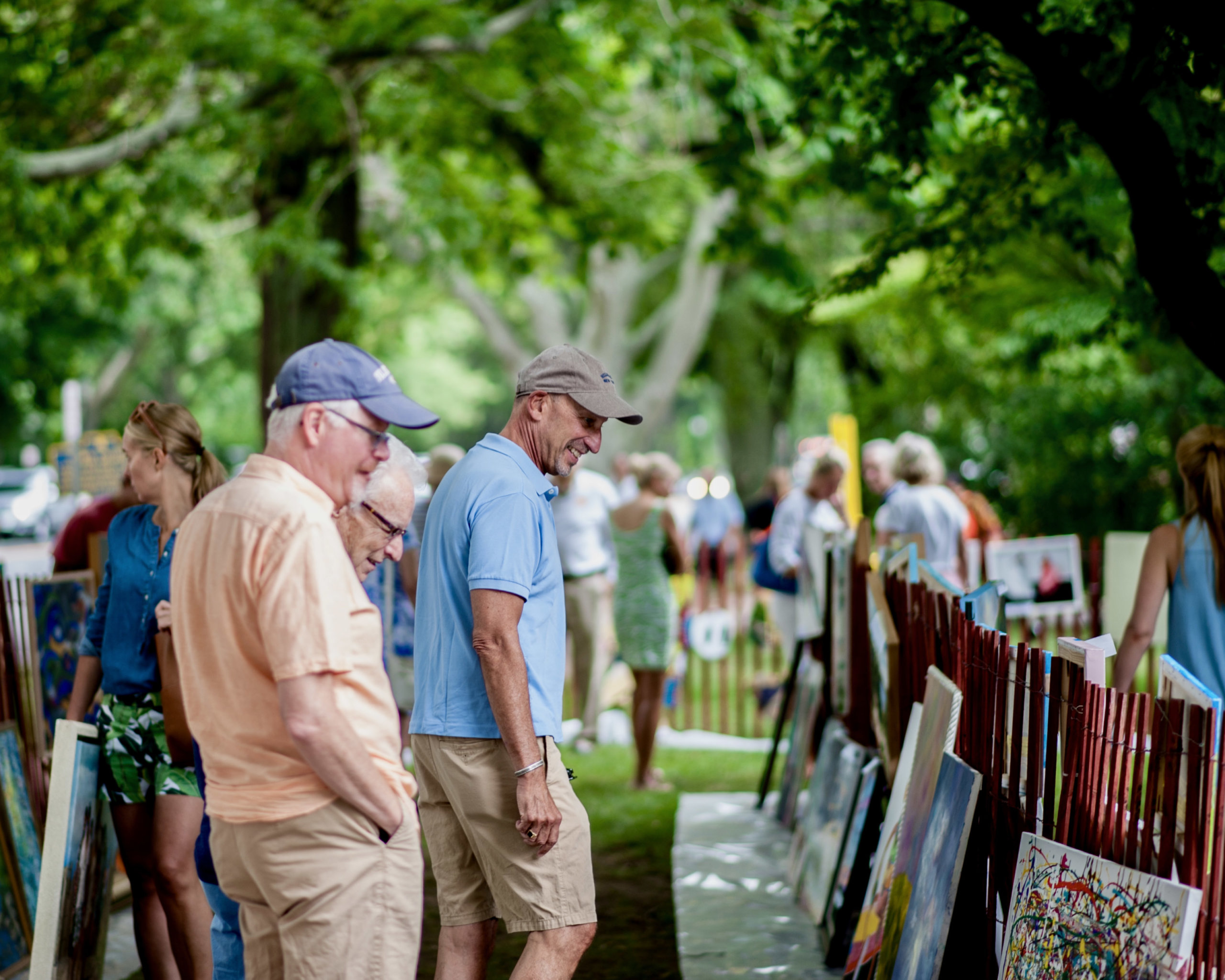 The Clothesline Art Sale is a big hit year after year