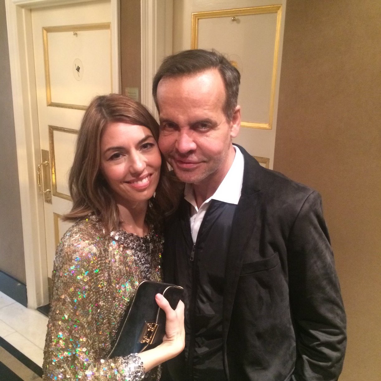 Louis Licari and Sofia Coppola