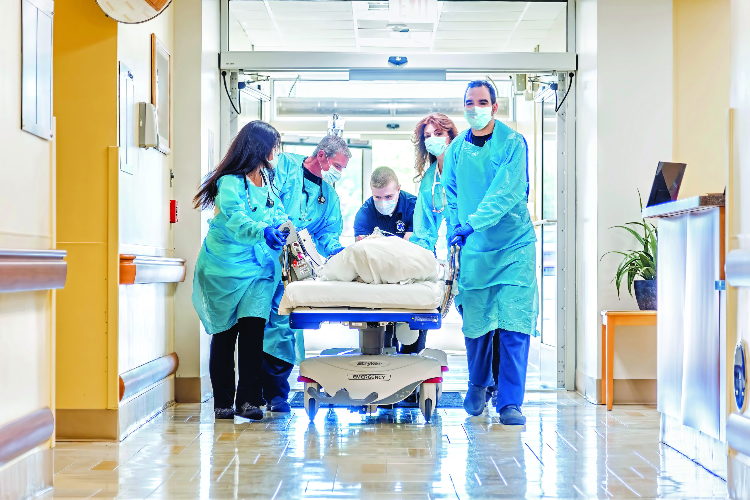 The PBMC trauma team at work - Peconic Bay Medical Center