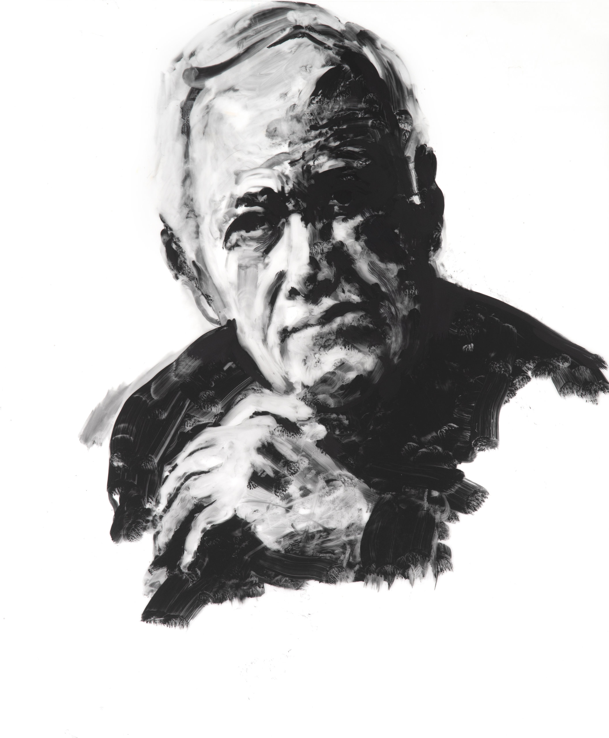 Saints of Sag Harbor James Salter painting by Eric Fischl