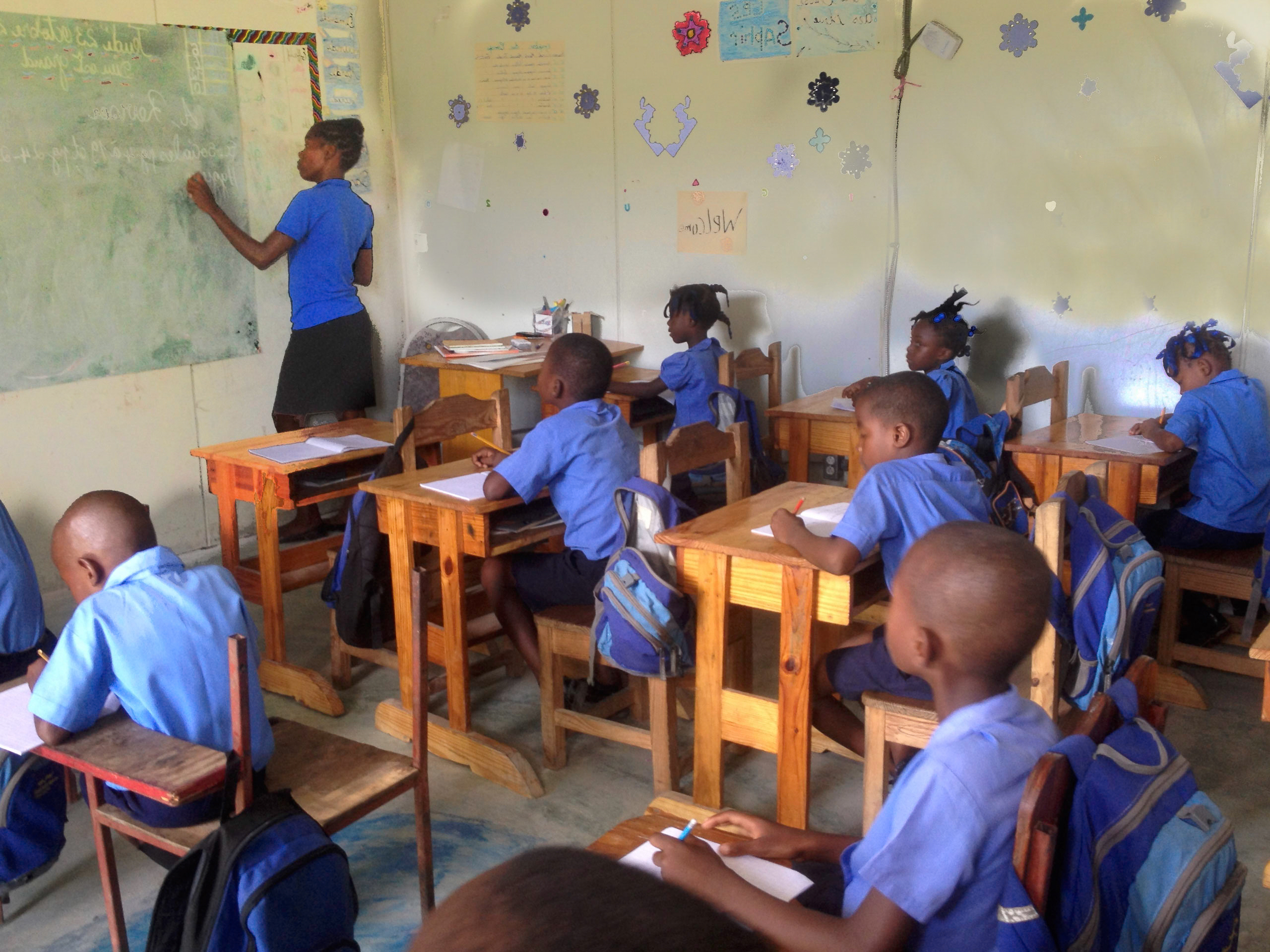 Wings Over Haiti Port au Prince classroom