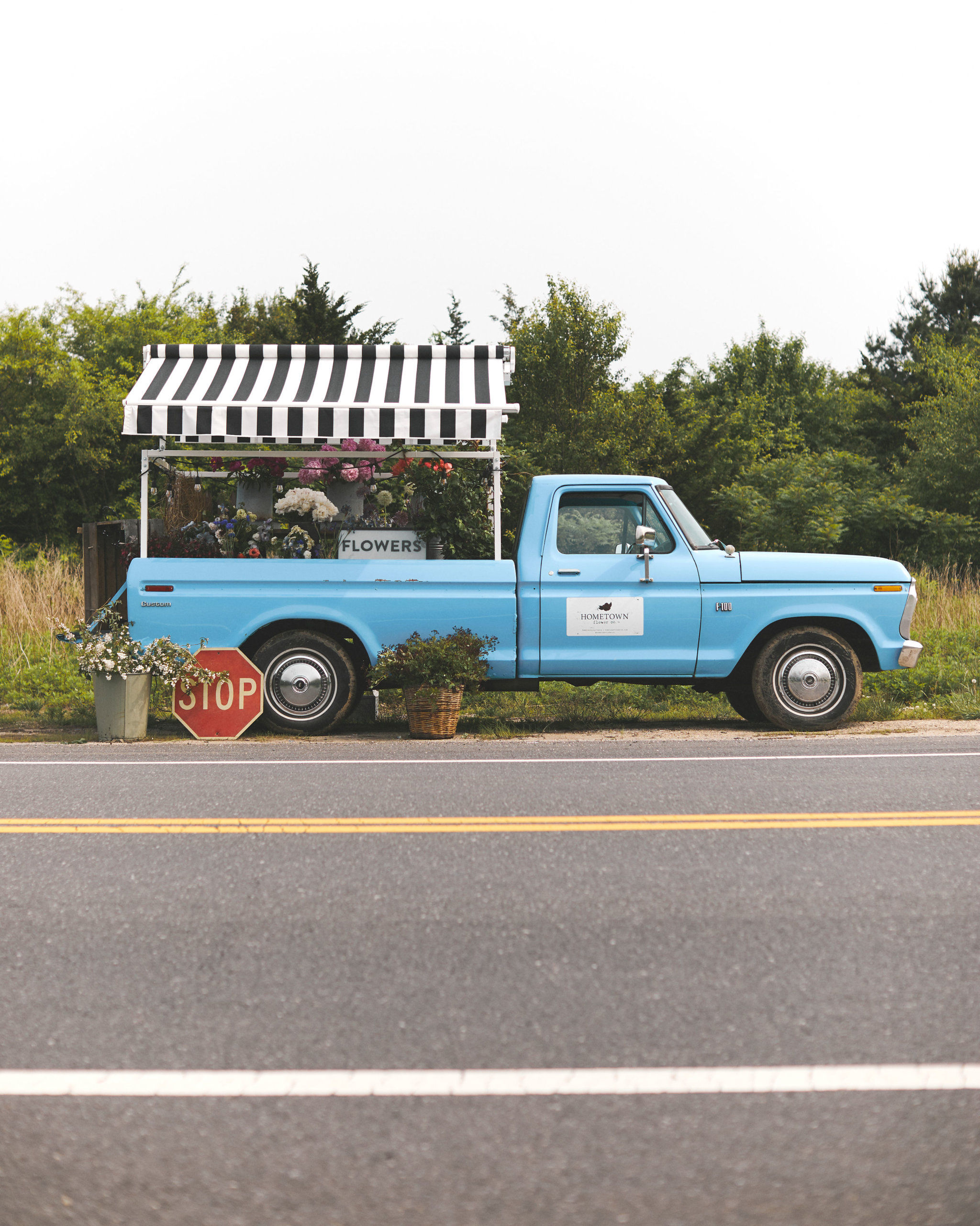 Baby Blue, Hometown Flower Co.'s 1976 Ford F-100 pickup