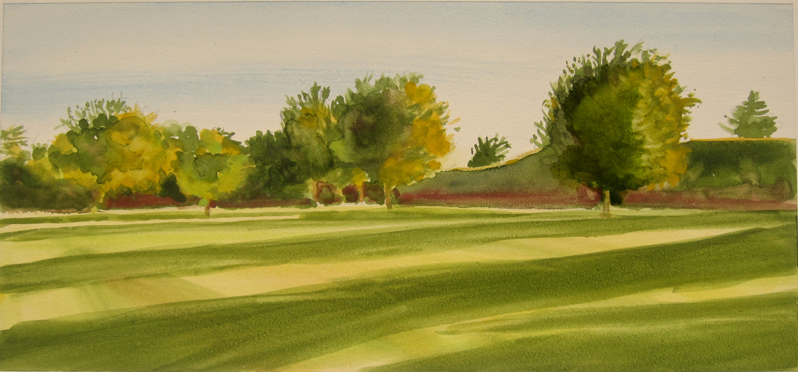 "Bridgehampton Field" by Walter Bernard