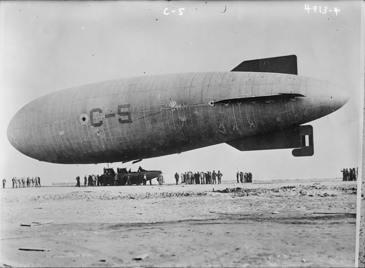 The C-5 Blimp in 1919