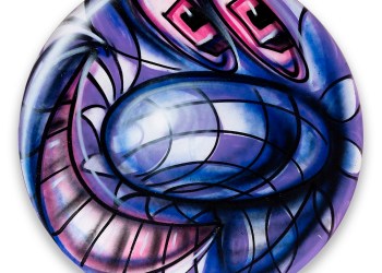Hamptons Fine Art Fair - Corridor Contemporary, Kenny Scharf Checkerono, 2020 Spray paint on canvas 40 in)