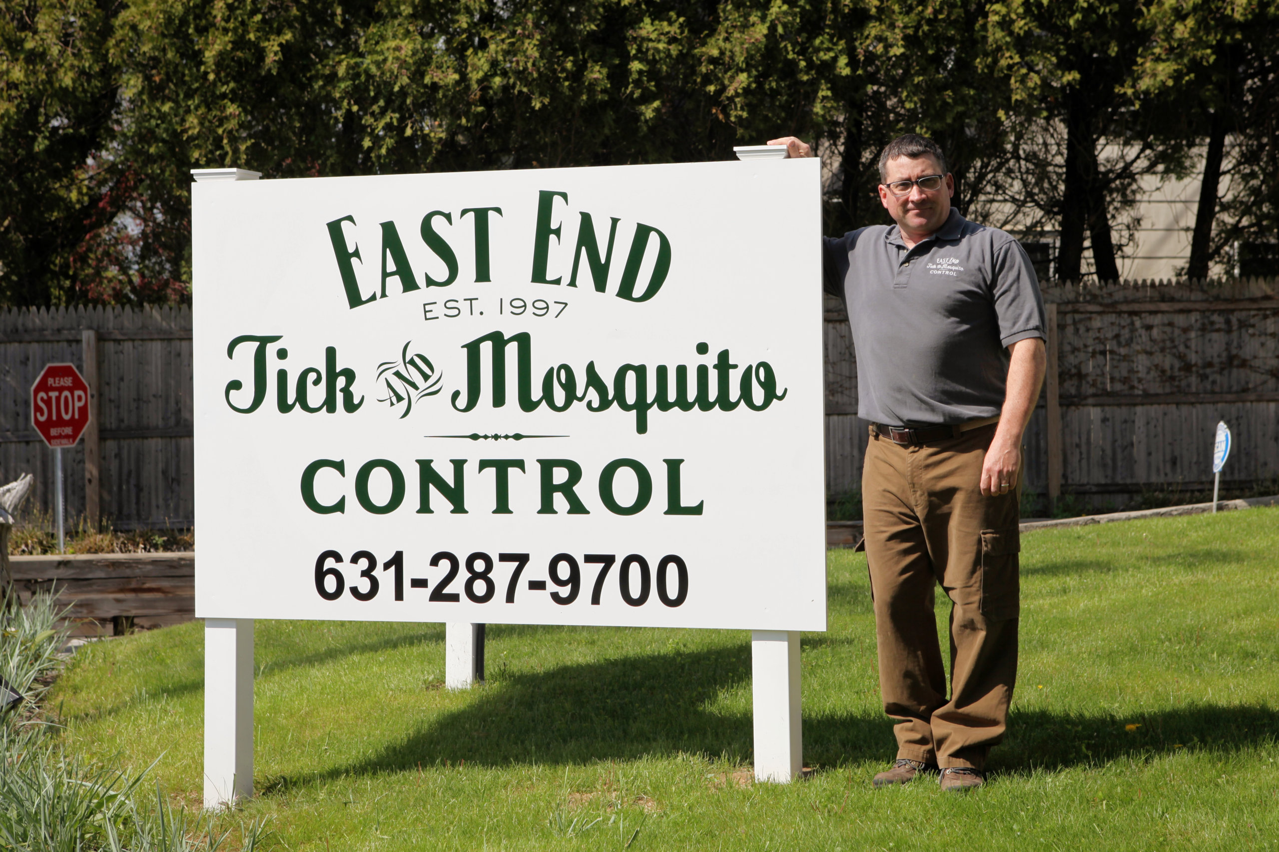 Brian Kelly of East End Tick & Mosquito Control
