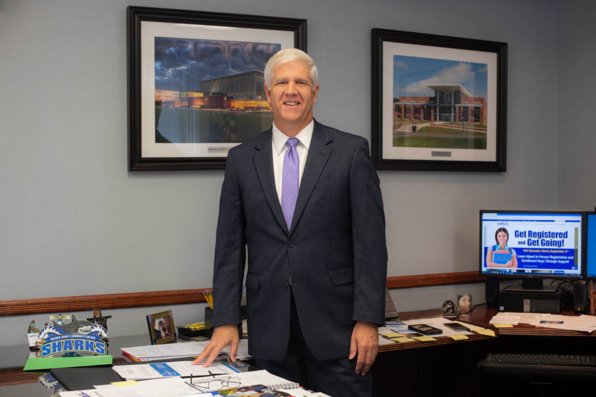 Dr. Edward Bonahue, President of Suffolk Community College