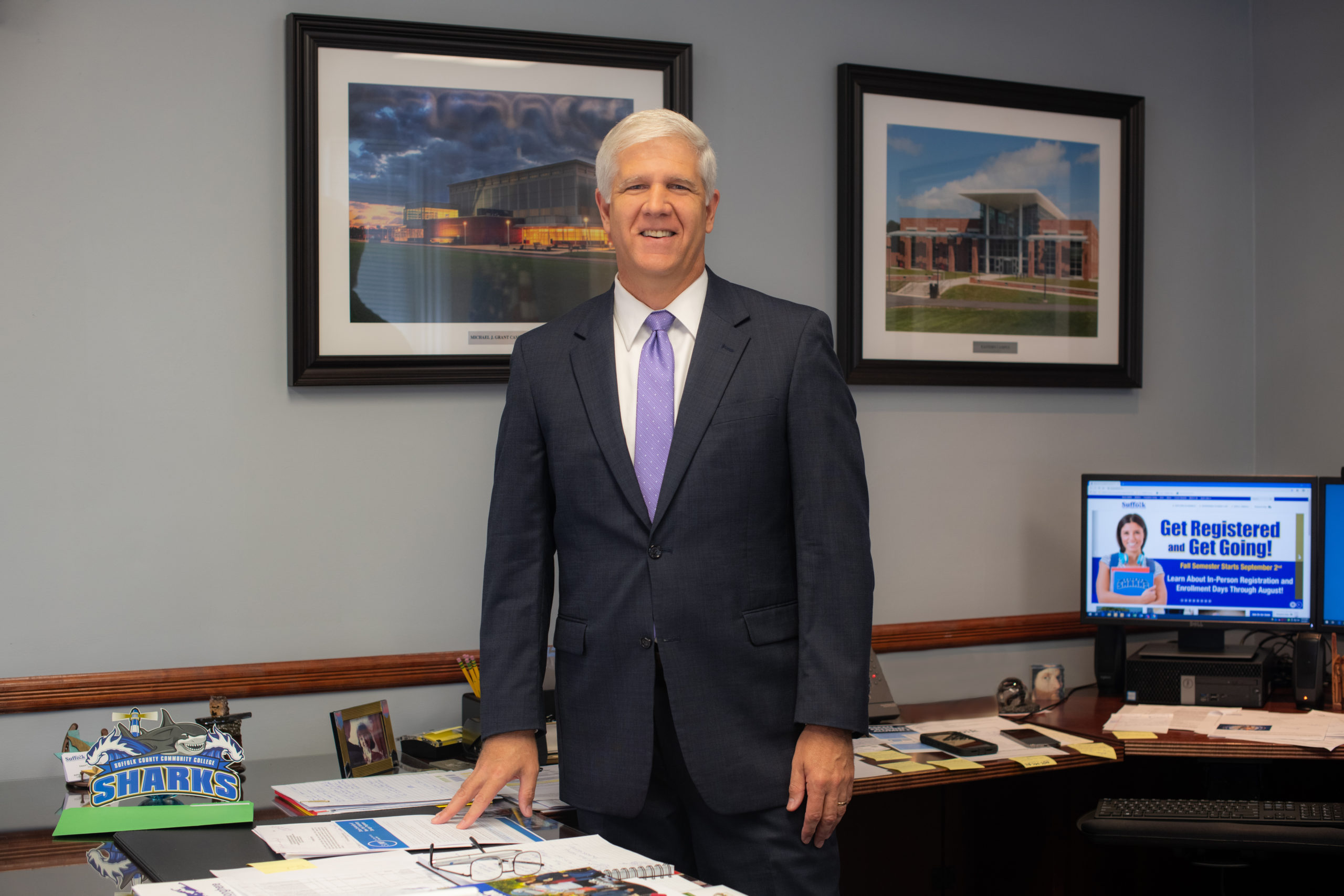 Dr. Edward Bonahue, President of Suffolk Community College