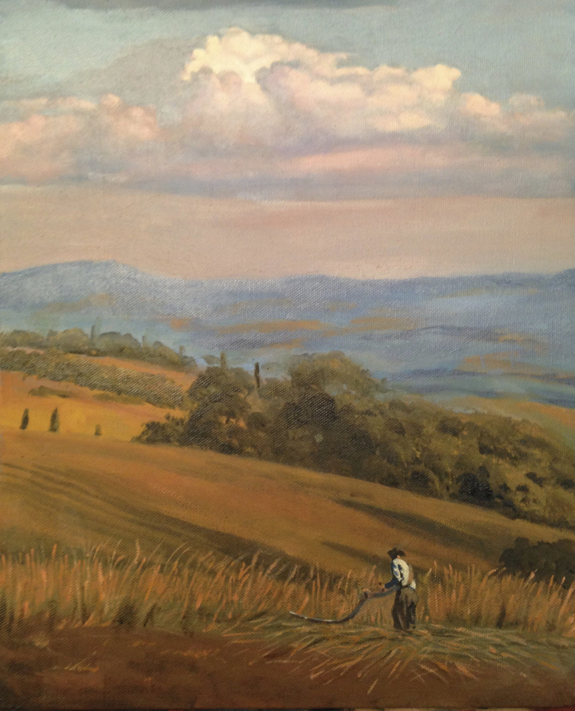 "Tuscan Fields" by Walter Bernard