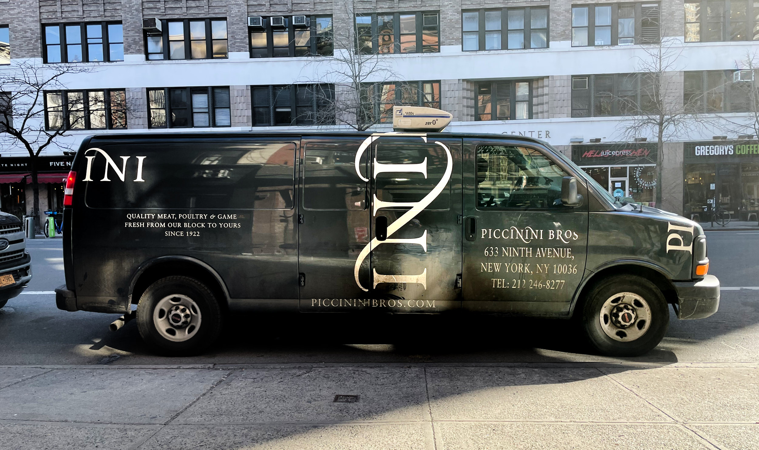 Piccinini Bros van delivers in the Hamptons every Thursday