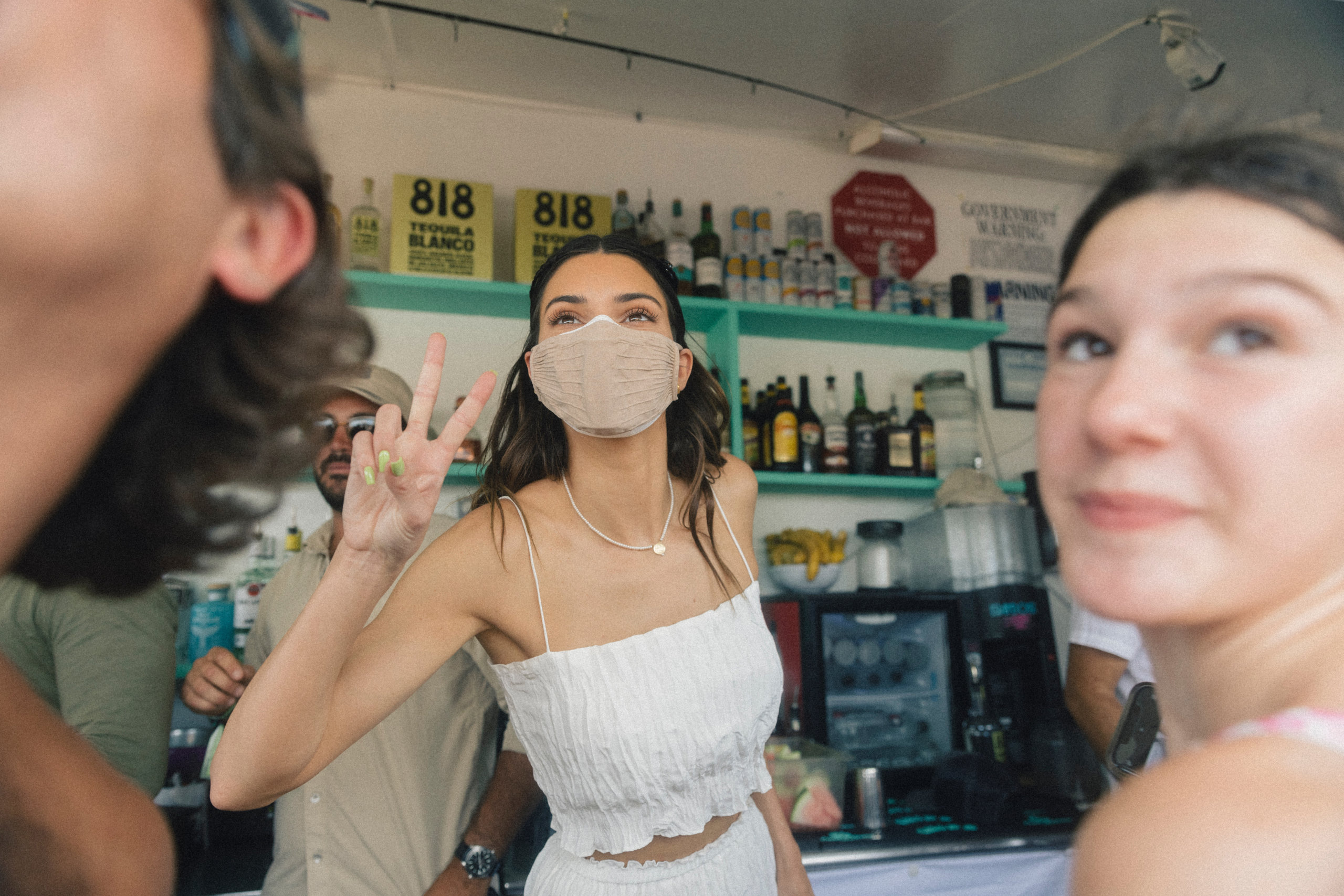 Kendall Jenner at Sandbar in Montauk