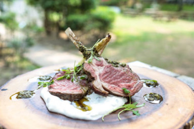 Ruschmeyer's chef Salvatore Olivella's Grilled Lamb Chops