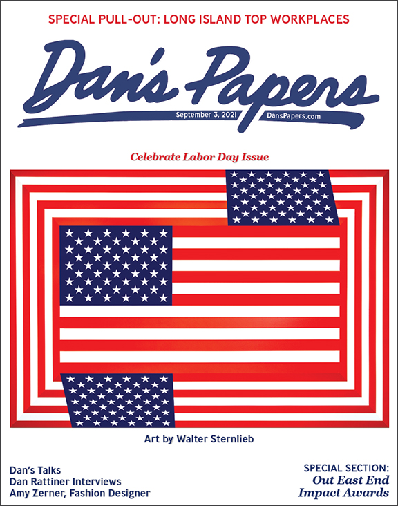 September 3, 2021 Dan's Papers cover art by Walter Sternlieb