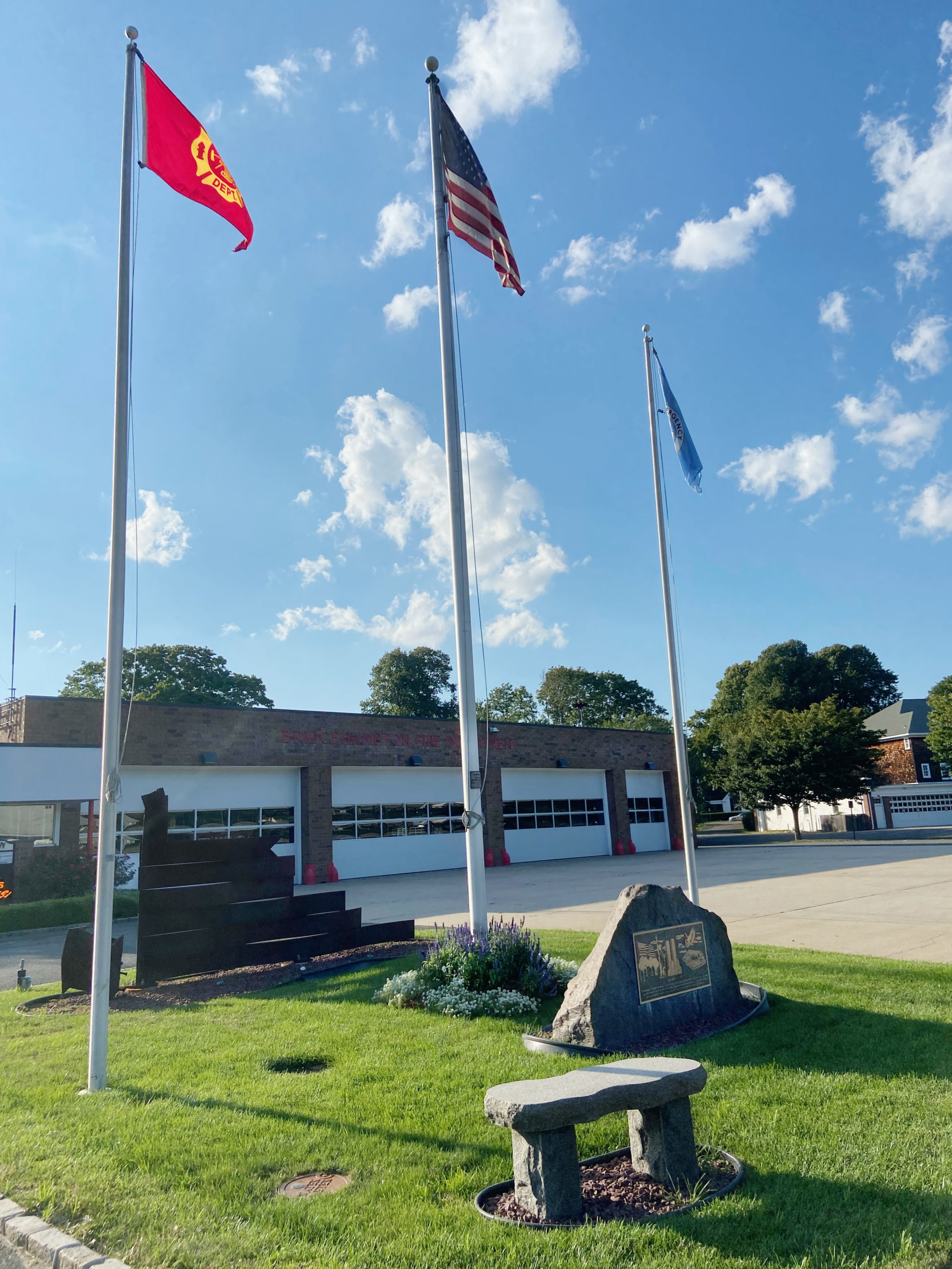 Bridgehampton Fire Department 9/11 memorial monument 9-11 September 11