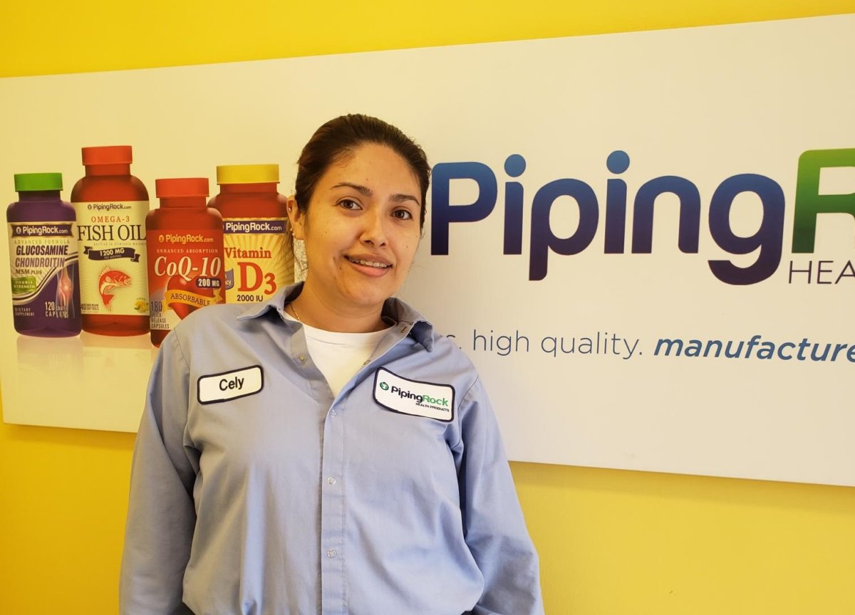 Cely Portillo Majano, an associate at Piping Rock, enjoys the benefits of working at the company.
