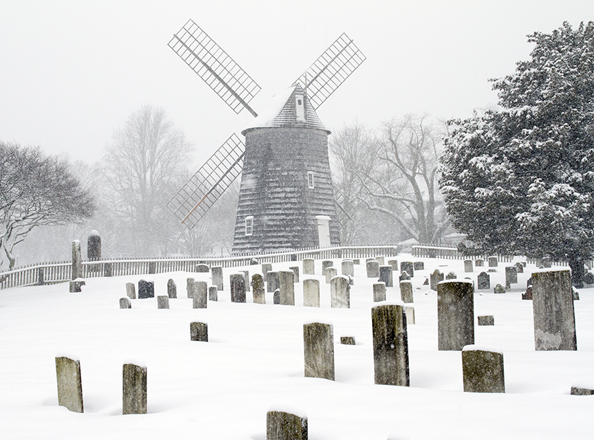 East Hampton Windmill by Jim Levinson, winner of our Holiday Photo Contest