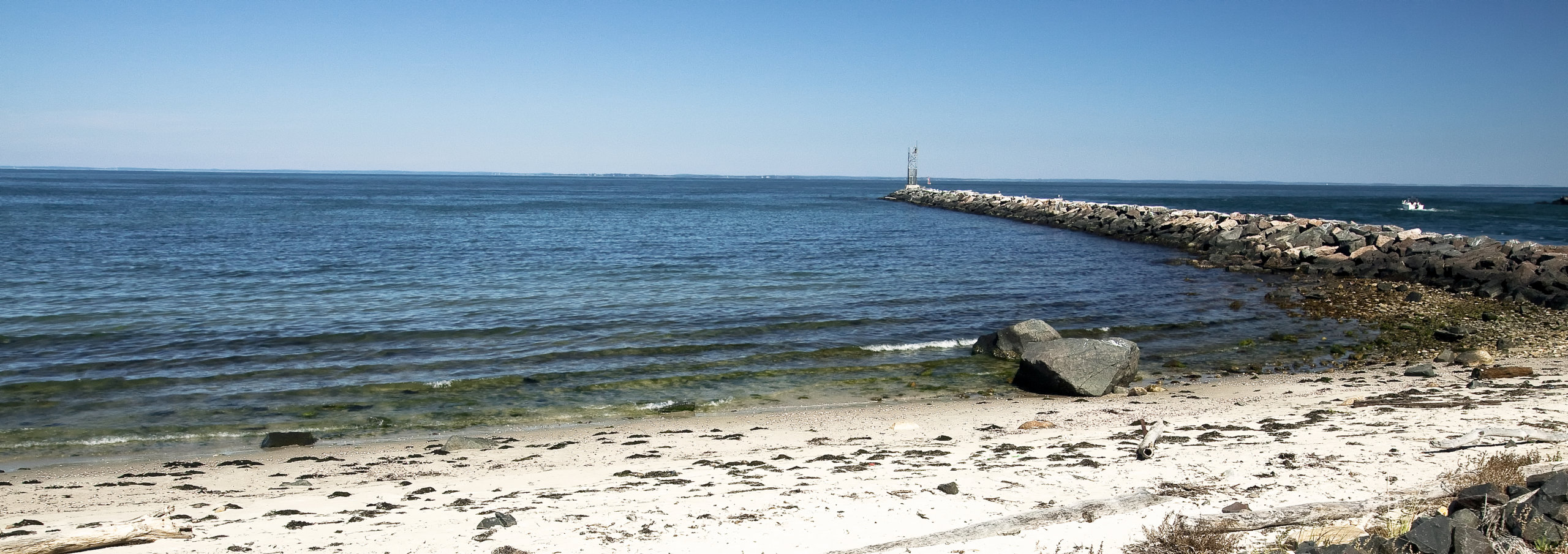 Jetty to Montauk Harbor where erosion is a problem