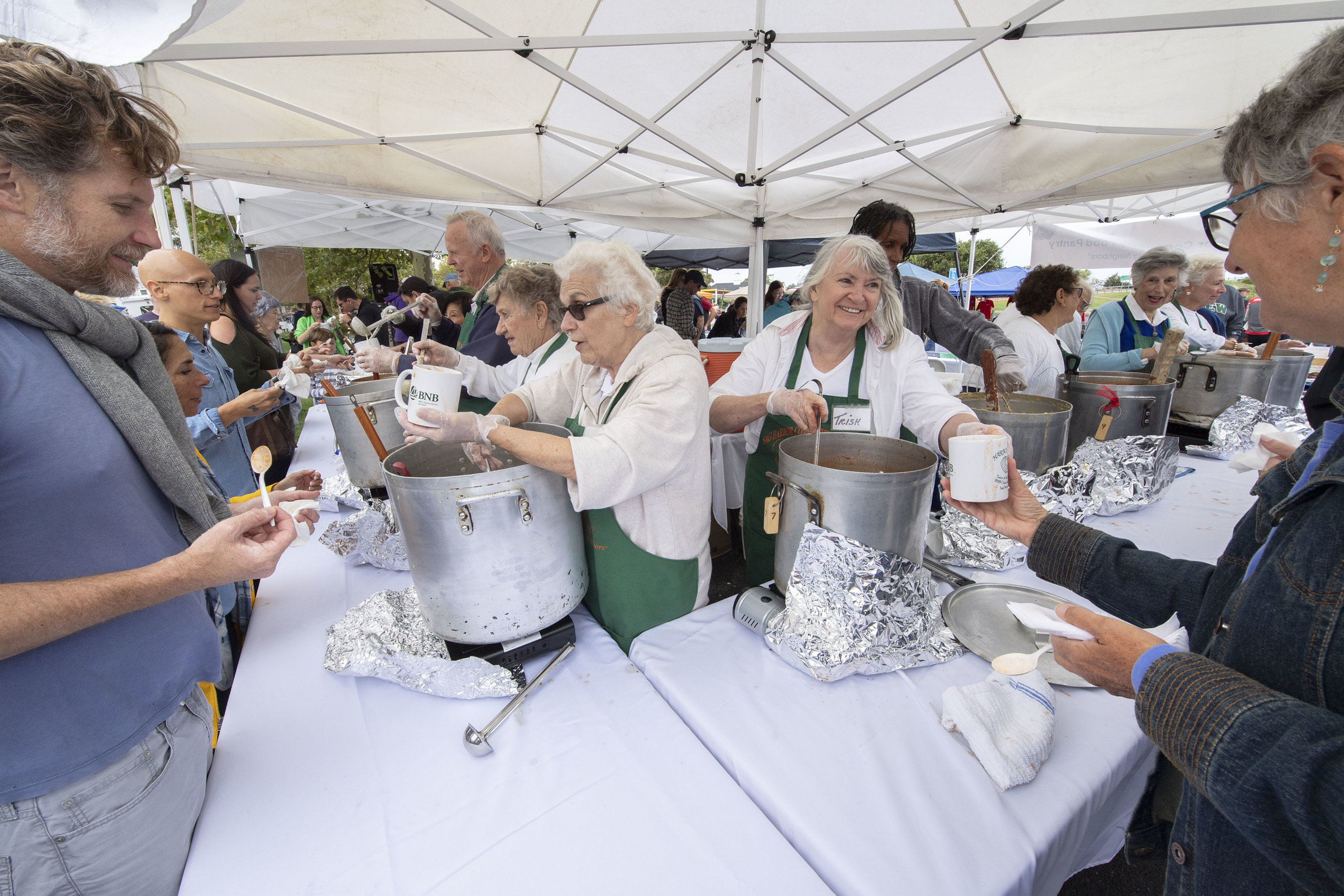 The famous HarborFest Clam Chowder Contest will return to Long Wharf on Sunday, September 12, starting at noon. Michael Heller