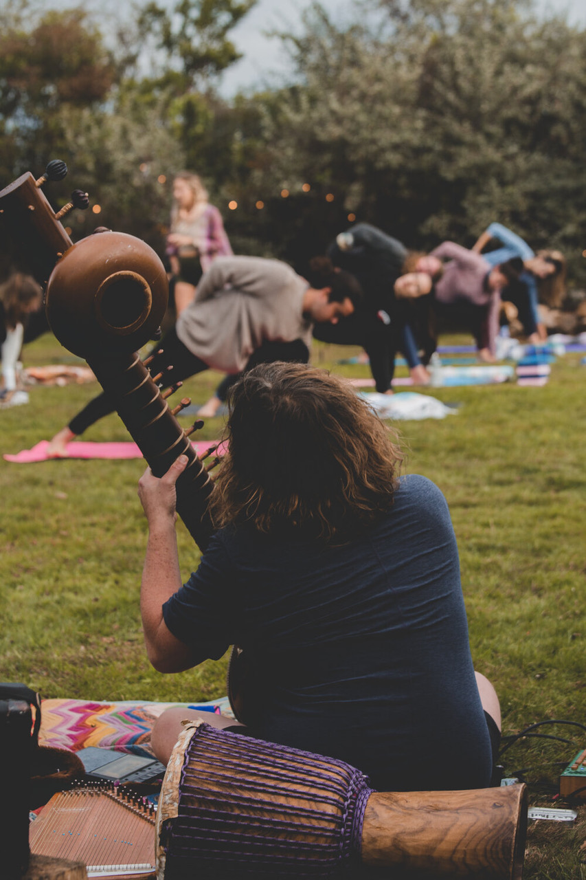 Calling all surfers to come enjoy a free yoga session at Montauk Beach House Courtesy Ashley McGee Yoga