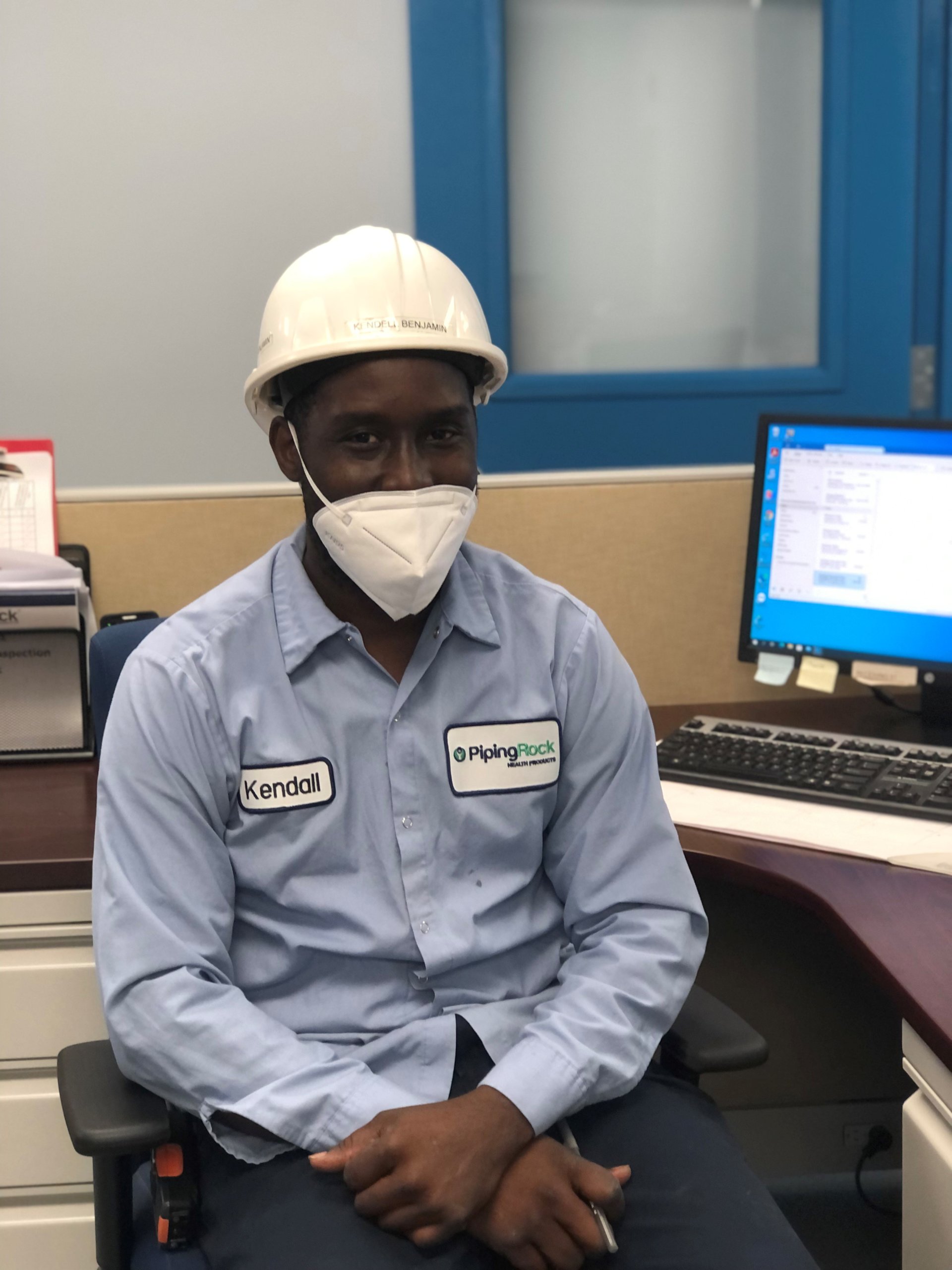 Kendall Benjamin, a Piping Rock associate, enjoys learning new skills and completing a variety of tasks at the company.