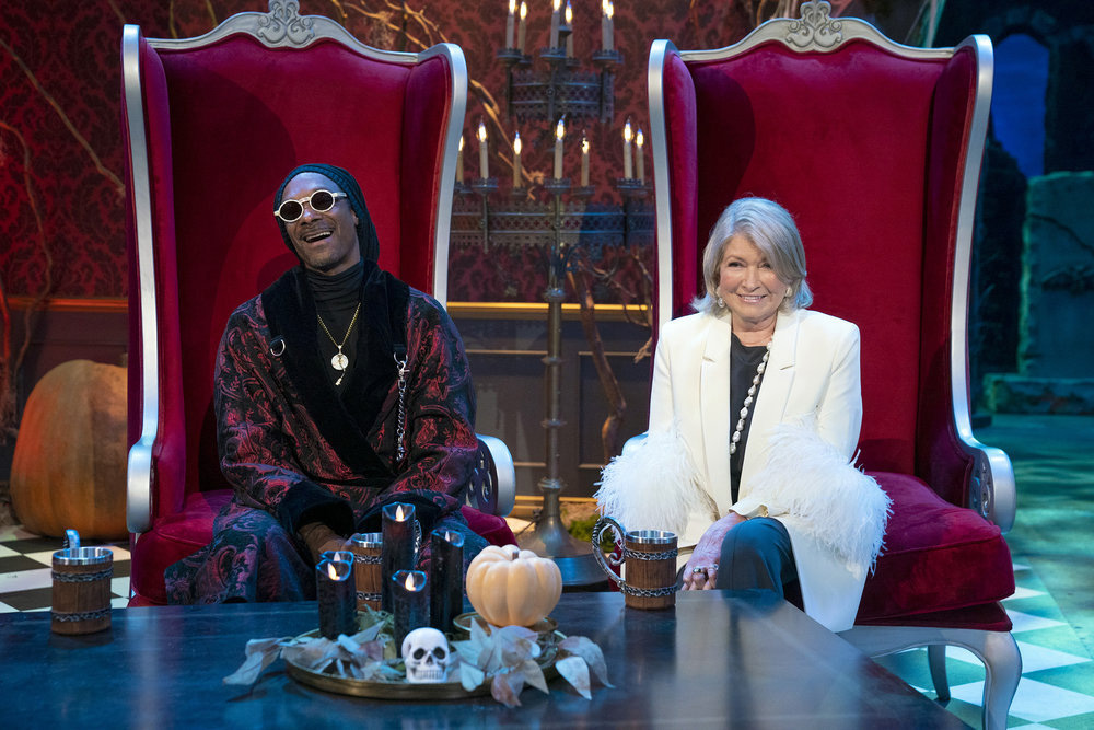 Snoop Dogg and Martha Stewart will celebrate Halloween with a new food competition special on Peacock