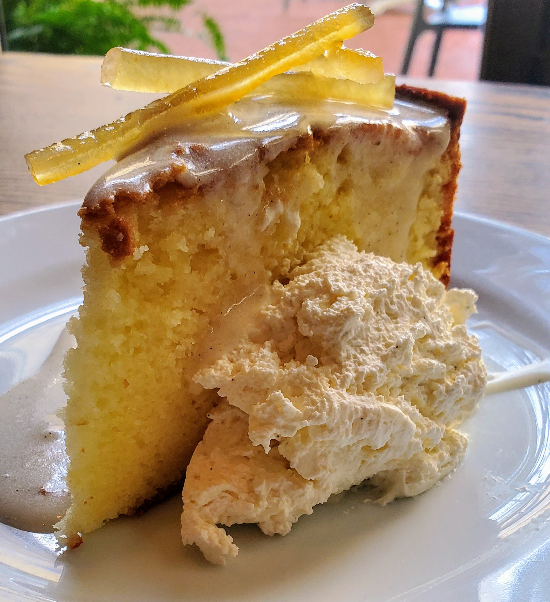 German butter pound cake at Rowdy Hall
