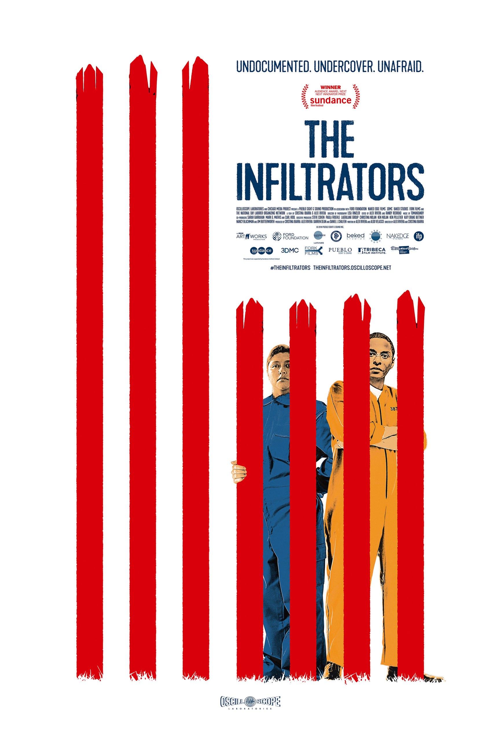 Movie poster for "Los Infiltrados," playing at the OLA of Eastern Long Island’s Latino Film Festival of the Hamptons