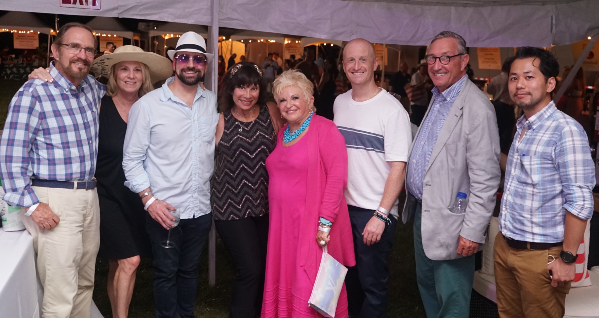 Josh and I with Tom Atlas, Rhonda Verteramo, Keith Fiocca, Ilene Kazanji, Pat Condren and Chris He at GrillHampton