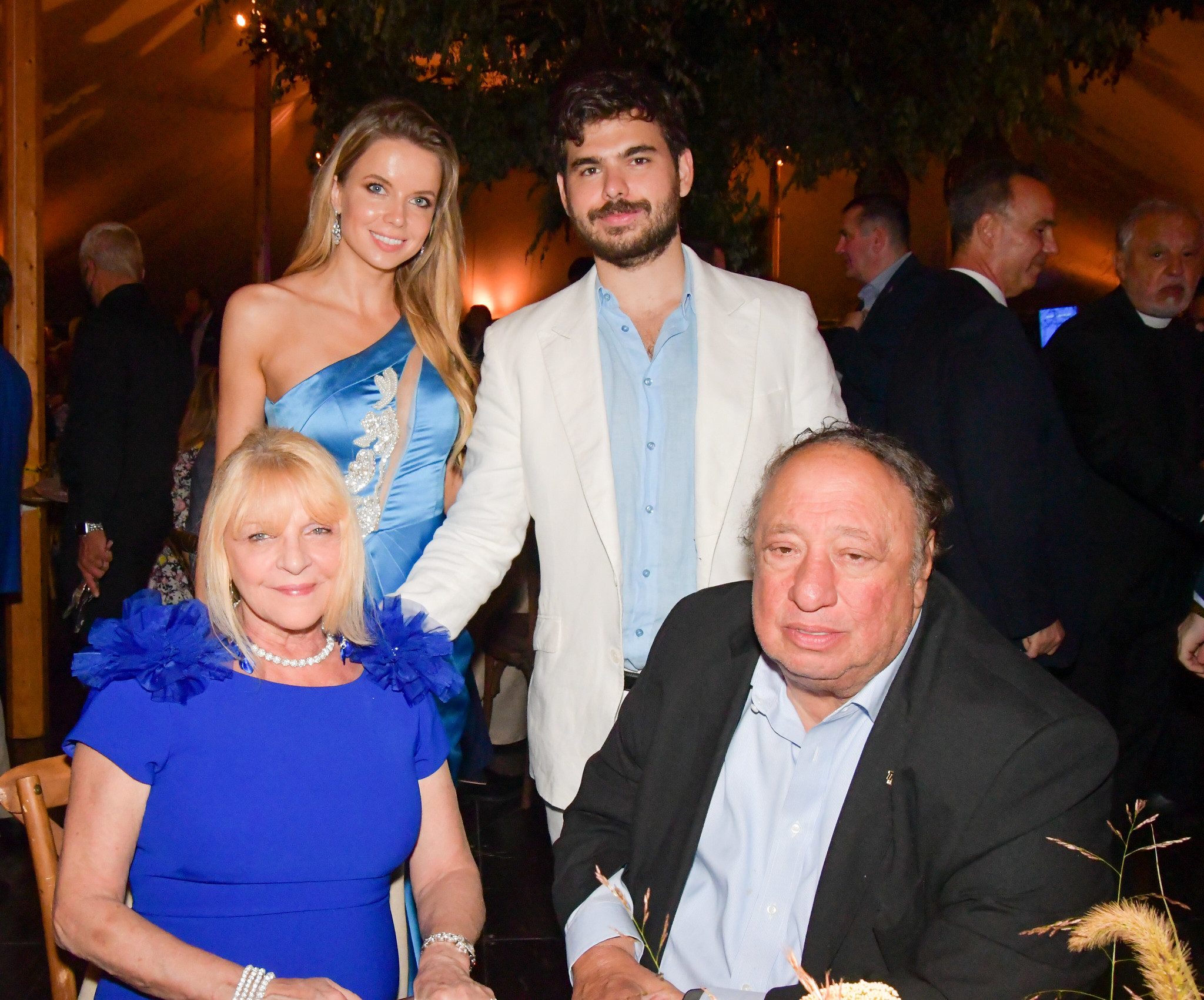 Margo and John Catsimatidis with their son John Jr. and Louisa Warwick.