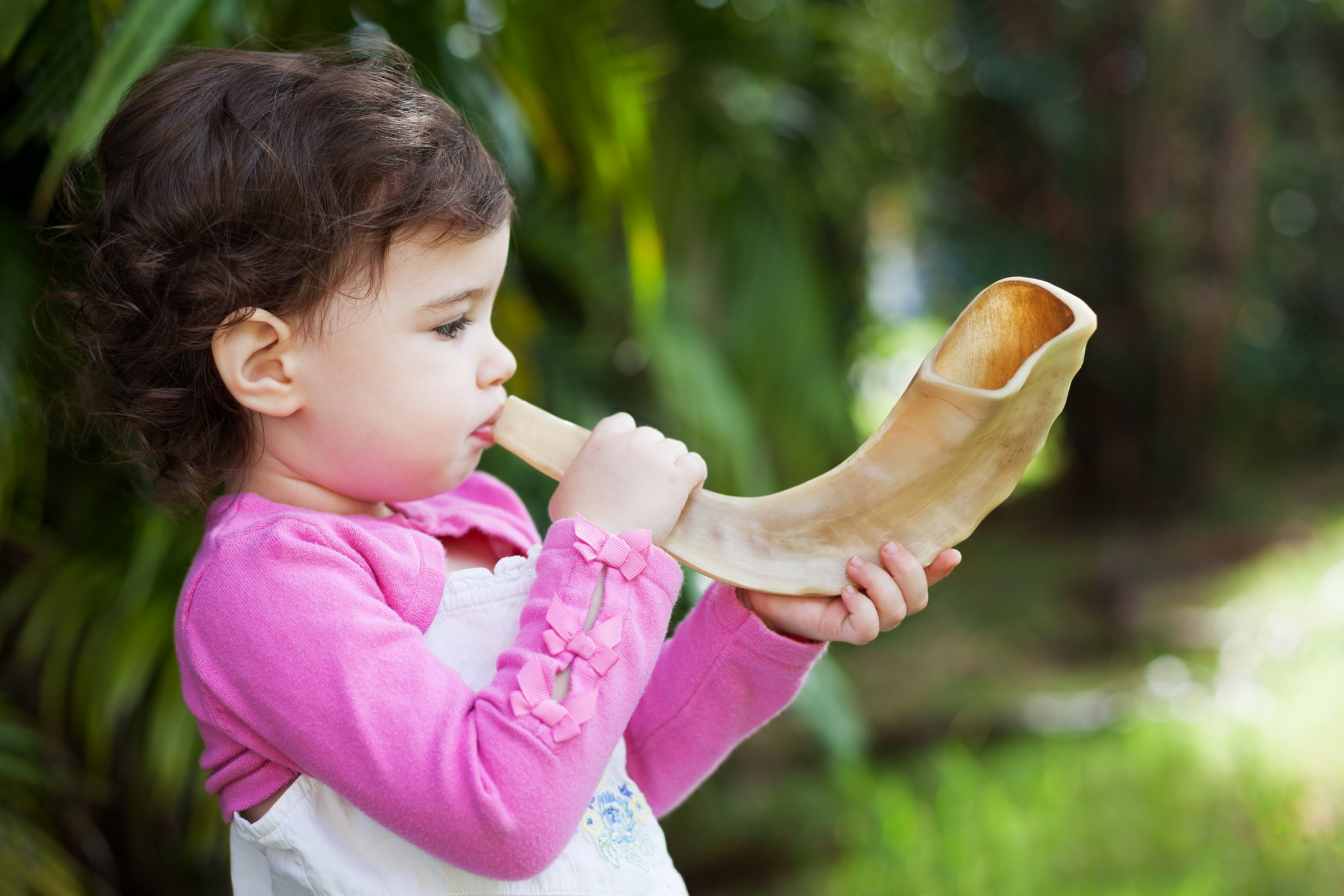 The shofar is a beautiful ram’s horn that is blown every year during Rosh Hashanah and Yom Kippur. The call of the shofar is a symbolic battle cry of the Jewish people and represents a reminder of Tzedakah (giving help to those in need) and the covenant between us and God. When we blow the shofar, we trust in God’s plan for us and know that his instructions are our path to a fulfilling and meaningful life in the new year. It is sounded 100 times during the High Holy Days. And a long and loud shofar blast marks the end of the fast day of Yom Kippur.