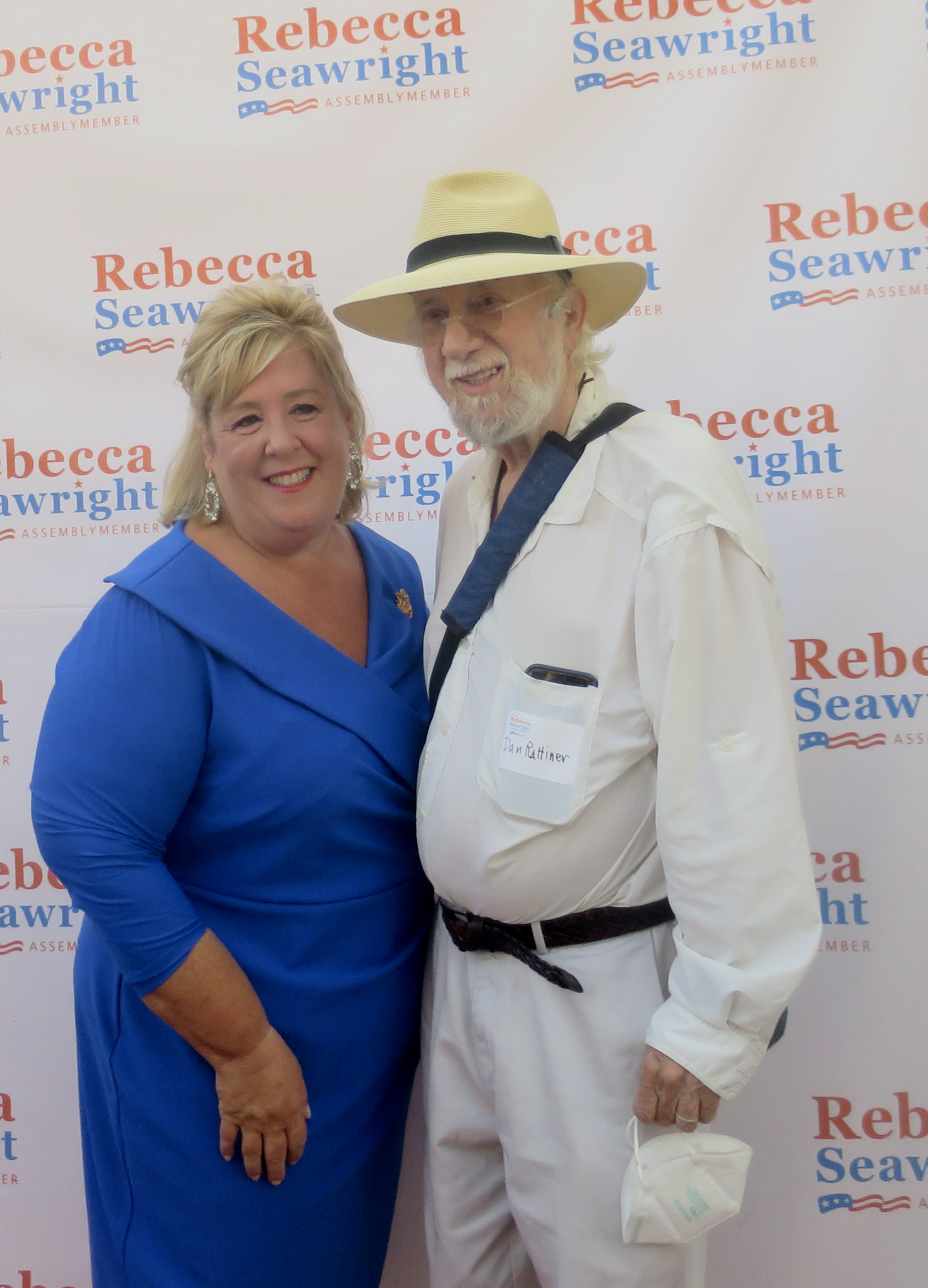 Rebecca Seawright with Dan Rattiner