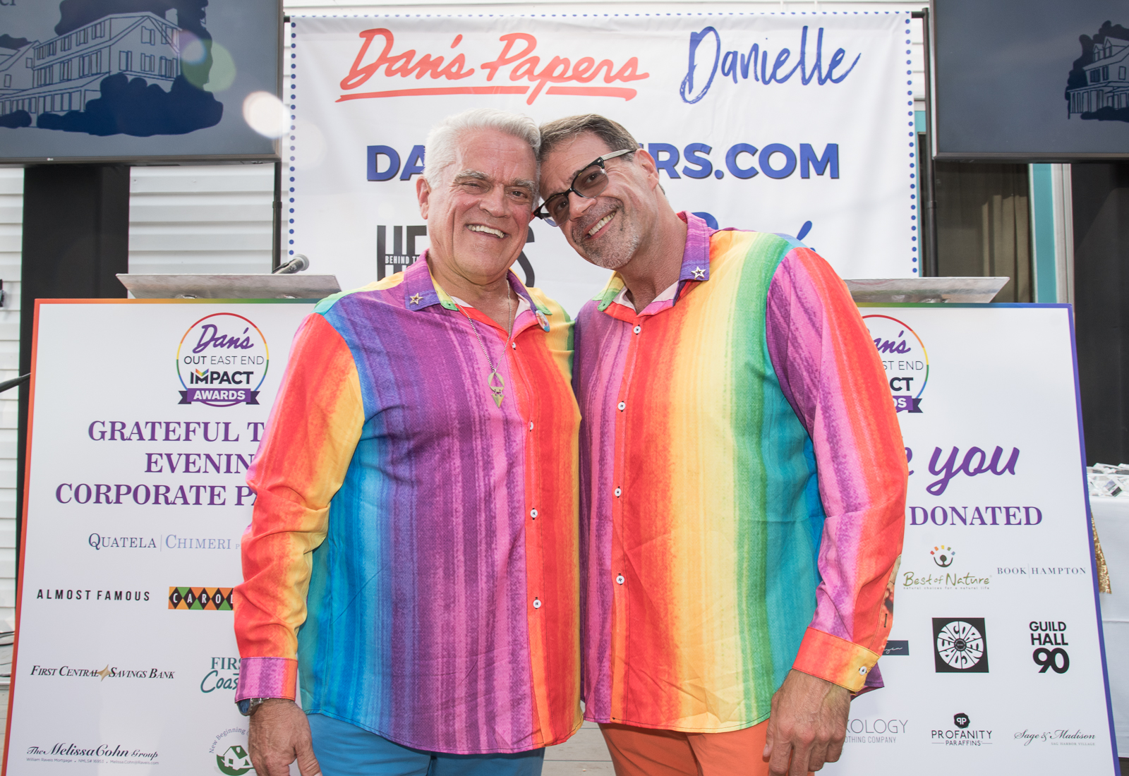 Jimmy Mack and Brian Mott were the best dressed at the Impact Awards!