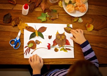 Collage family activity on the East End