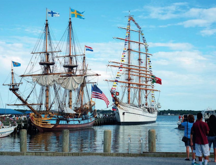 Greenport Maritime Festival tall ships on the North Fork